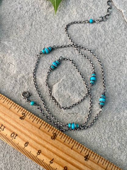 turquoise satellite chain