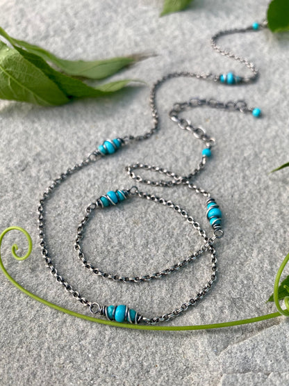turquoise satellite chain