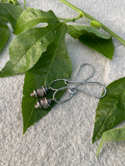 labradorite earrings