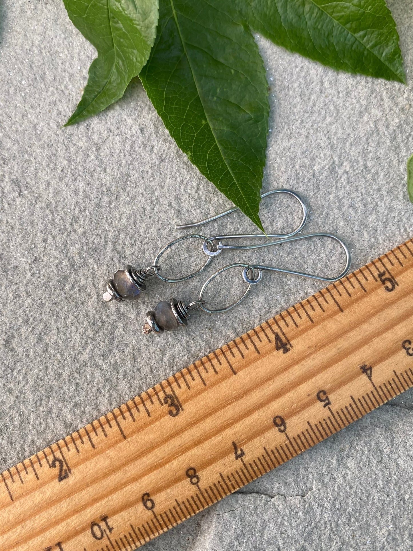 labradorite earrings