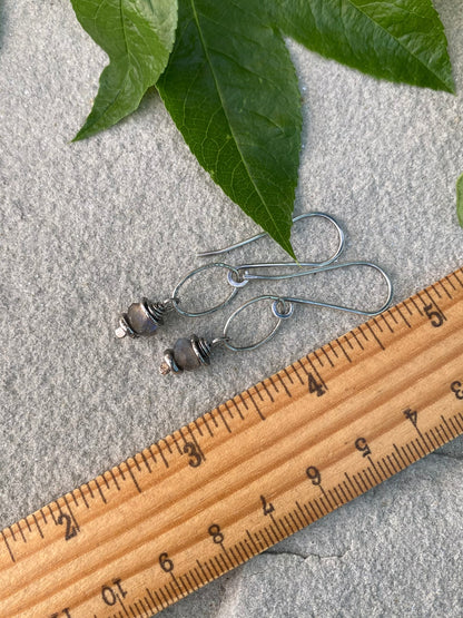 labradorite earrings