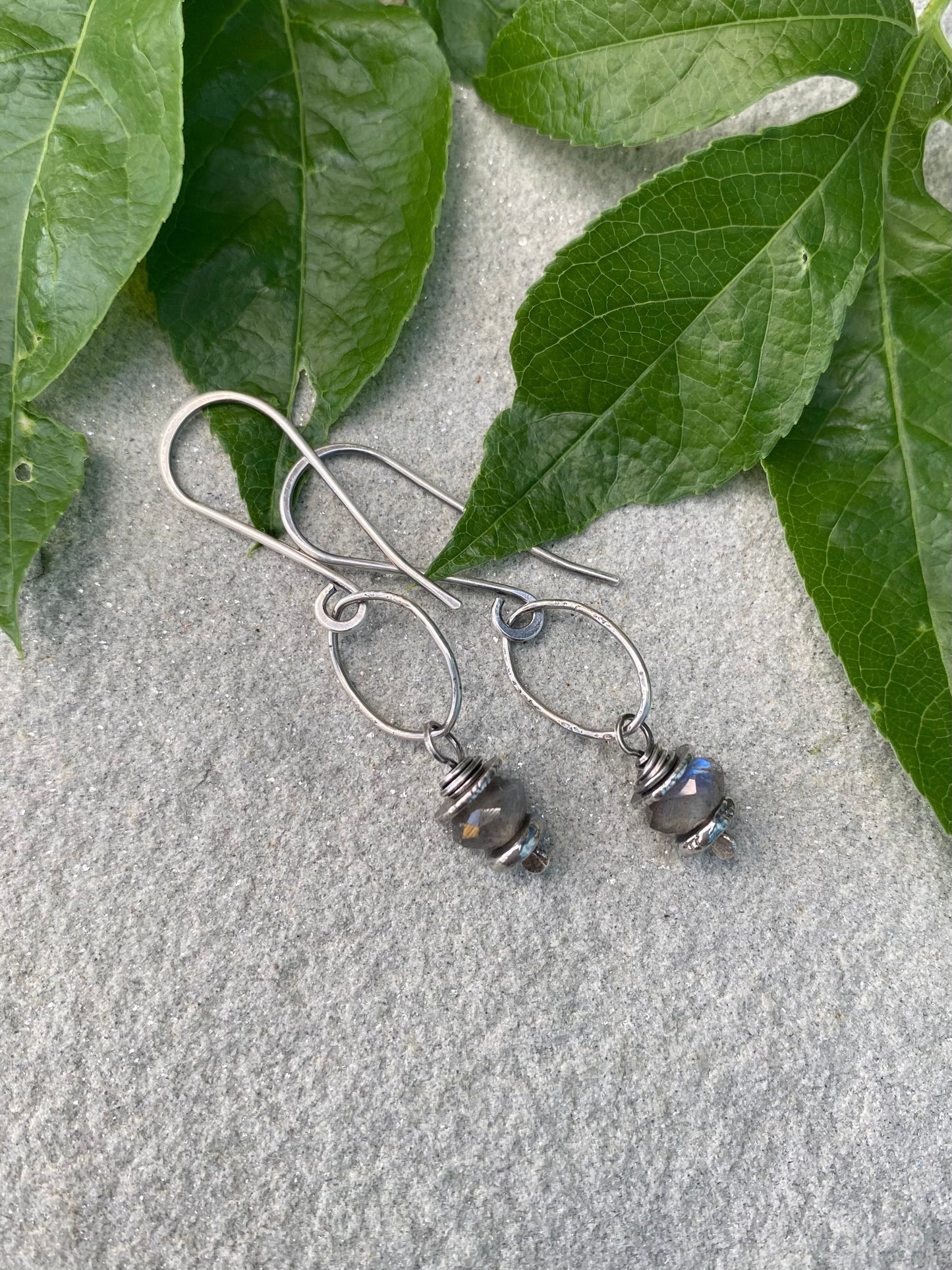 labradorite earrings