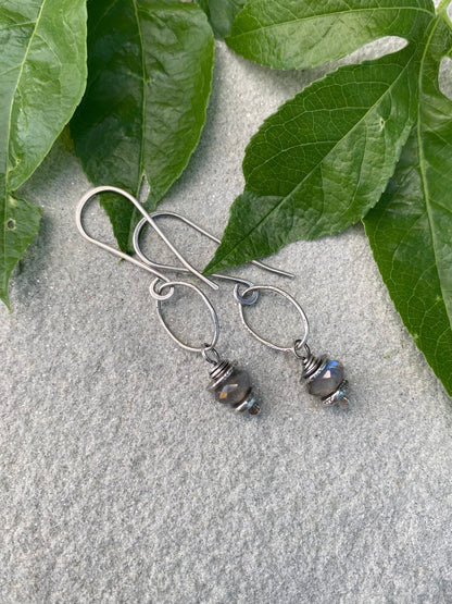 labradorite earrings