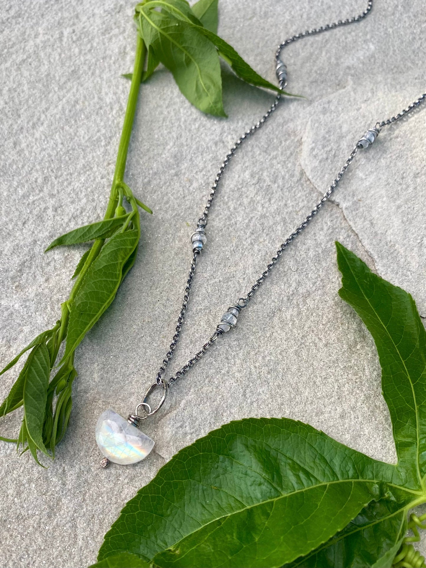 half moon pendant