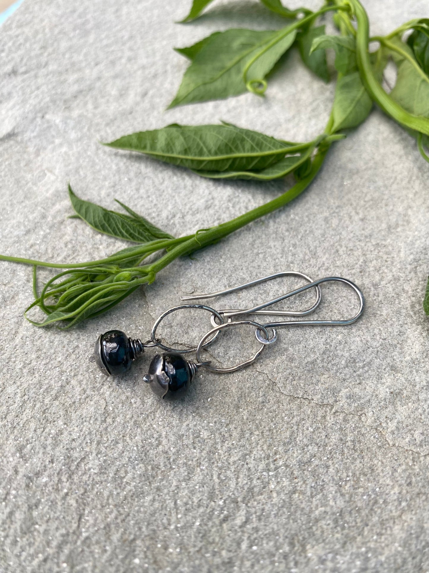 kyanite earrings