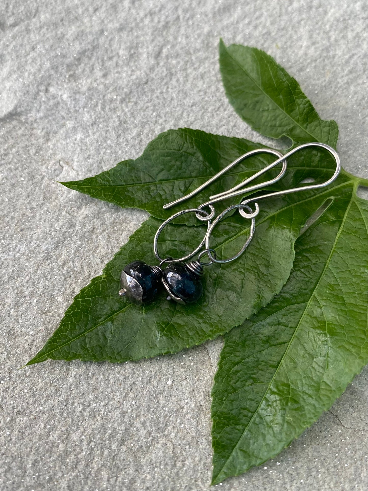 kyanite earrings