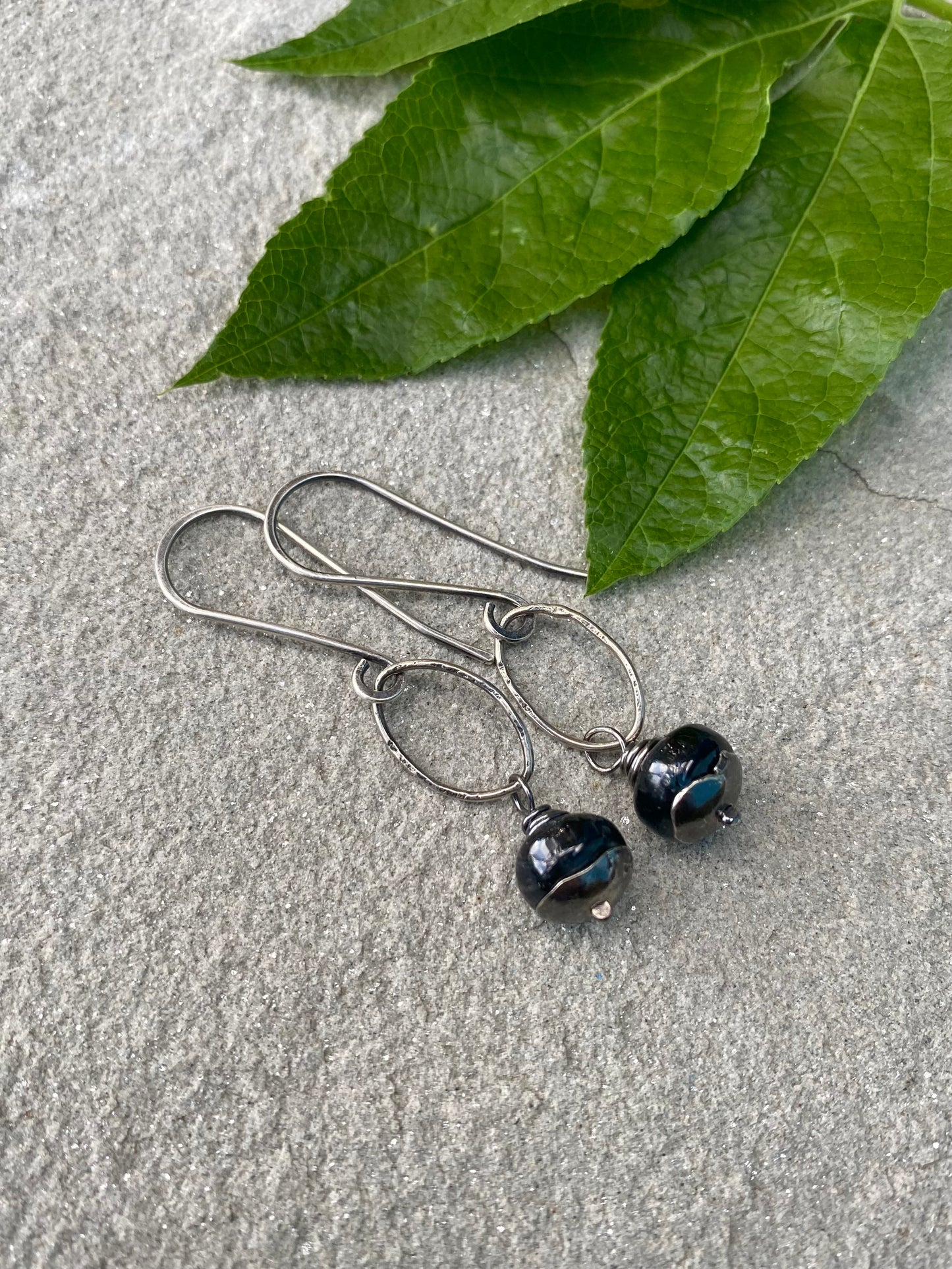 kyanite earrings