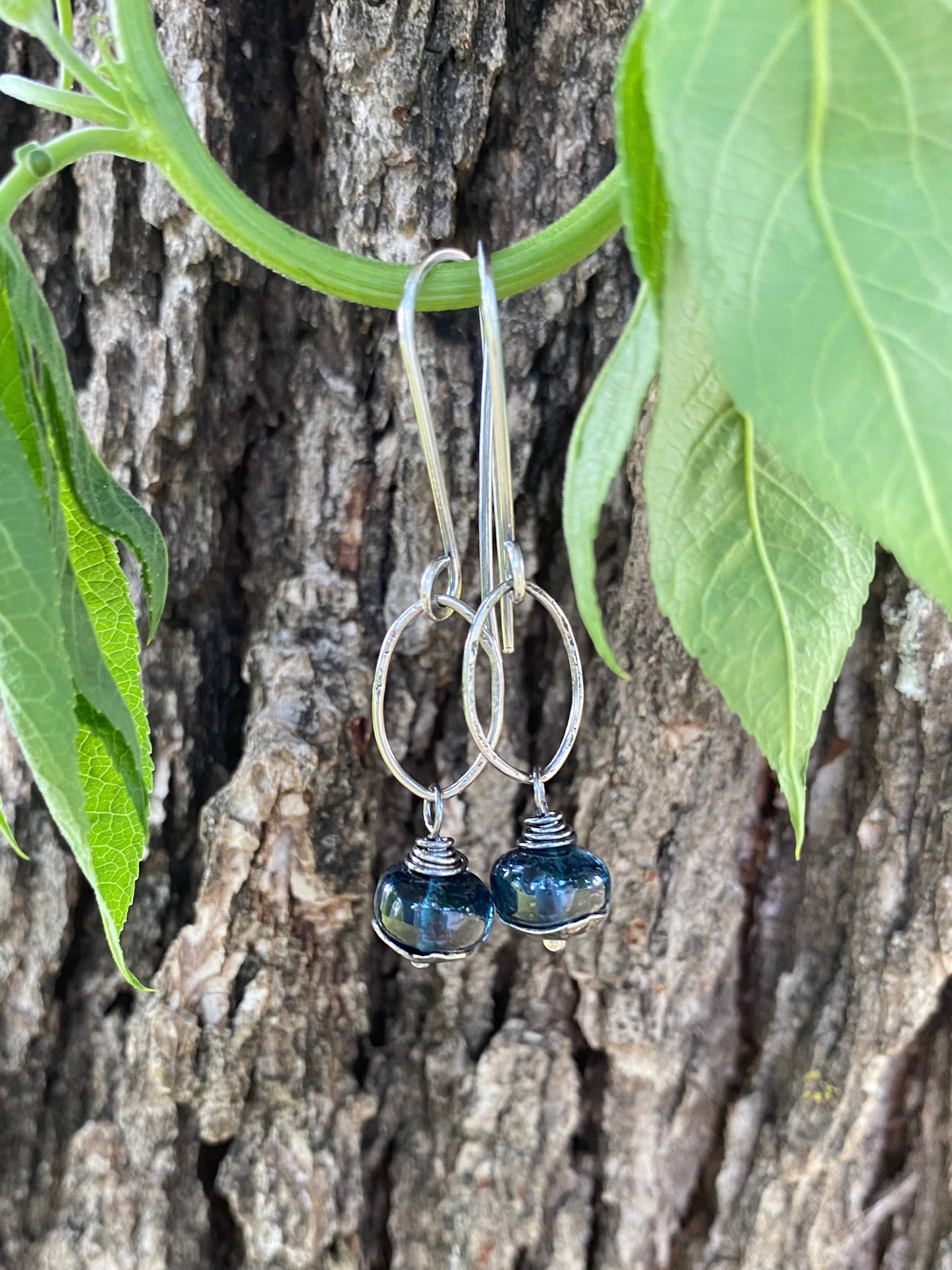 kyanite earrings