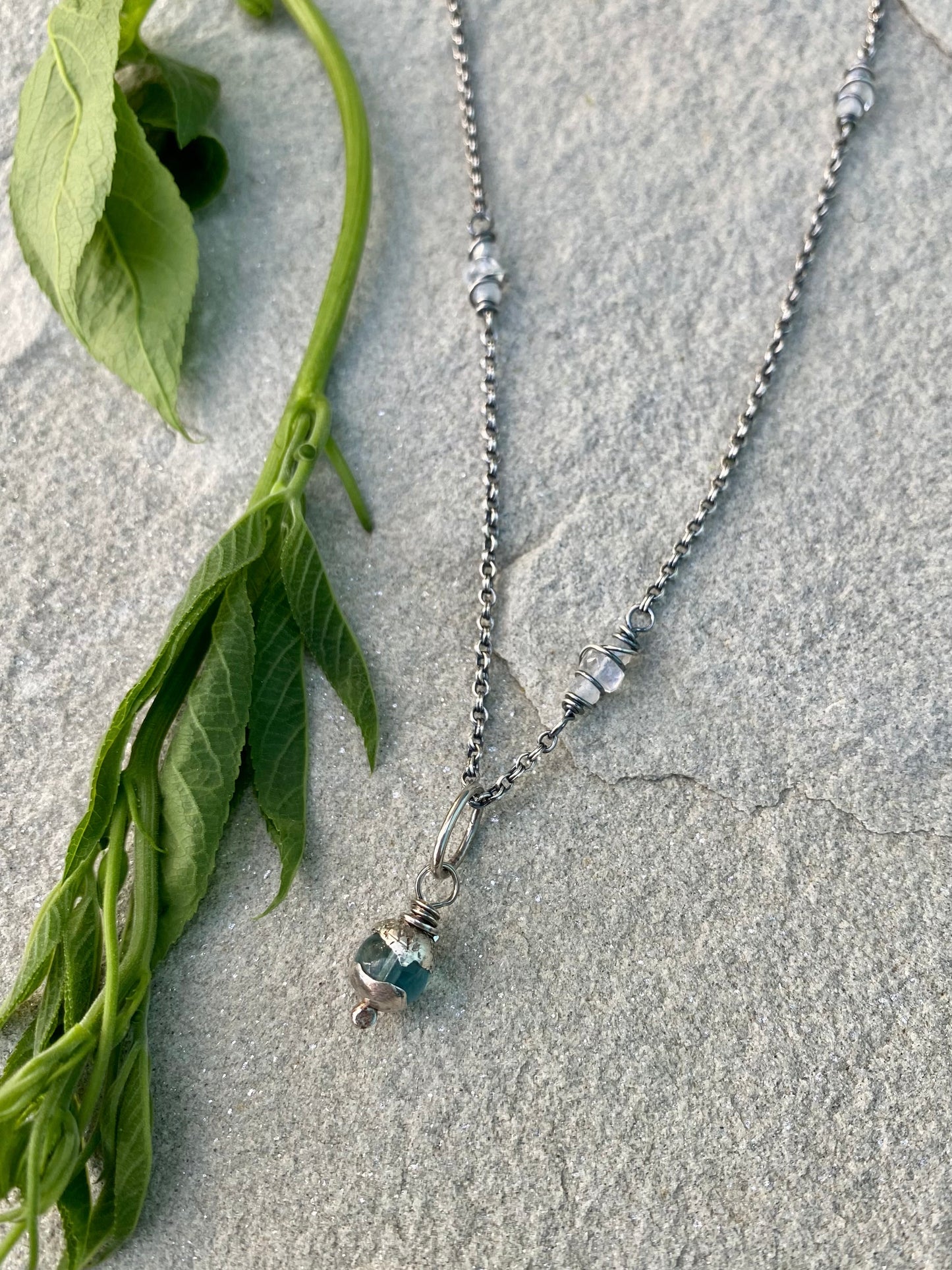 fluorite orb pendant