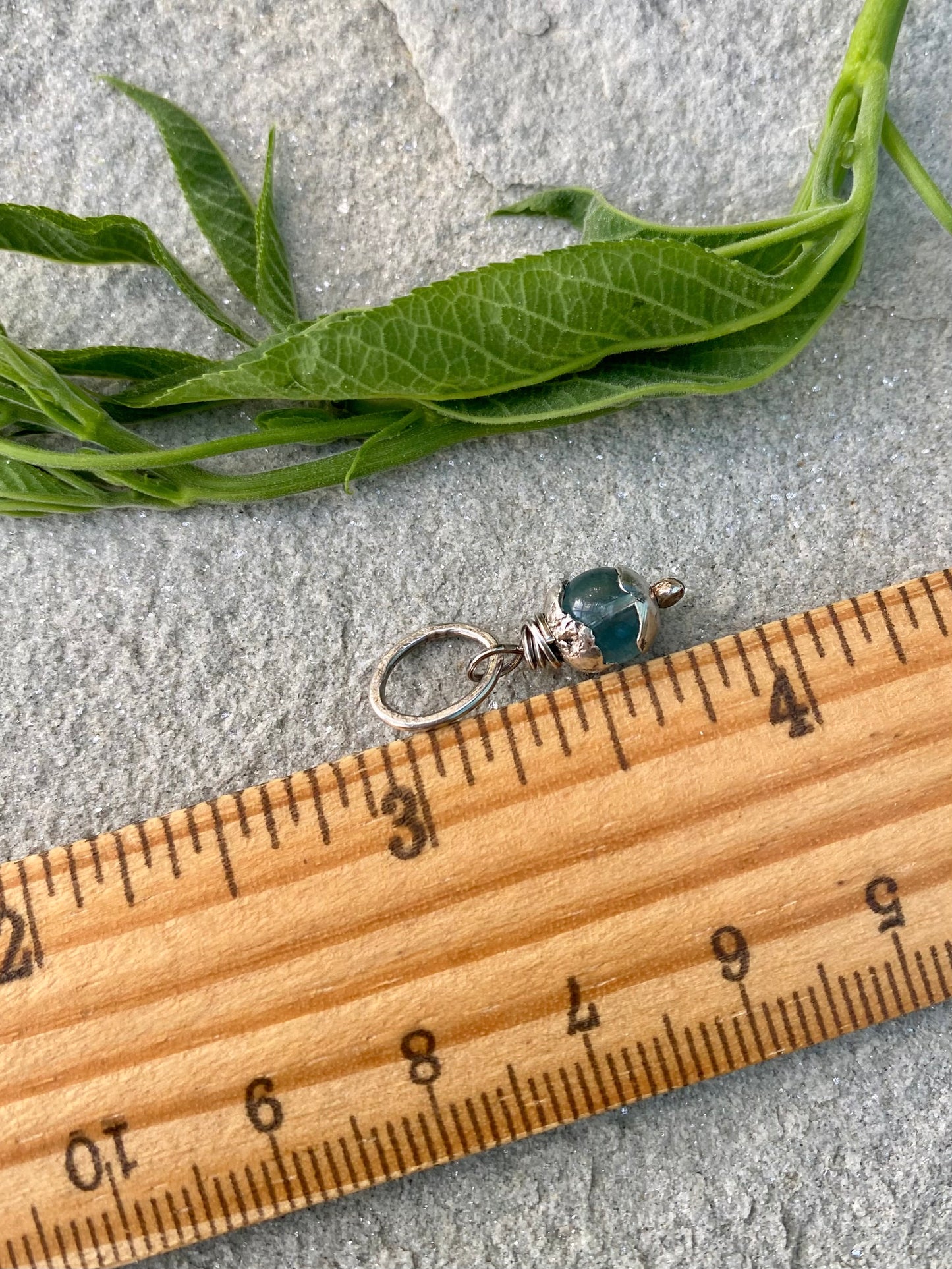 fluorite orb pendant