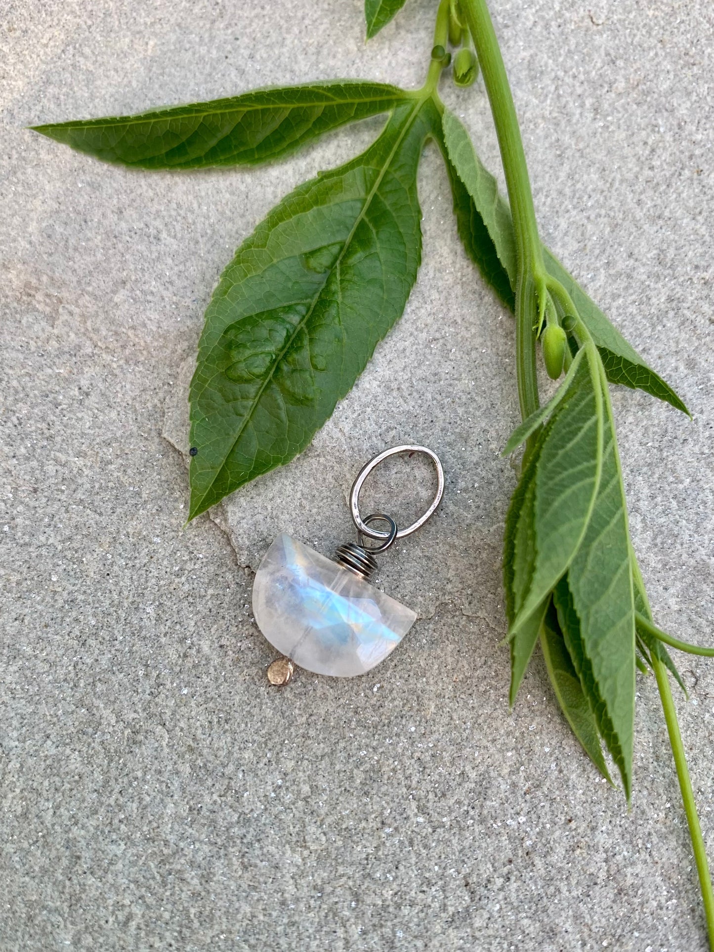 half moon pendant