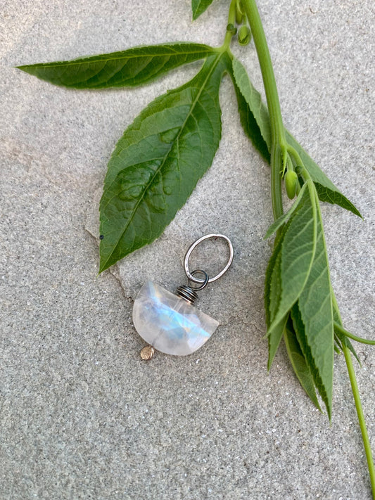 half moon pendant
