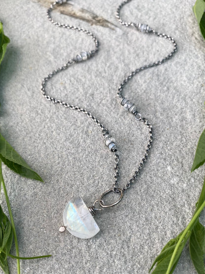half moon pendant