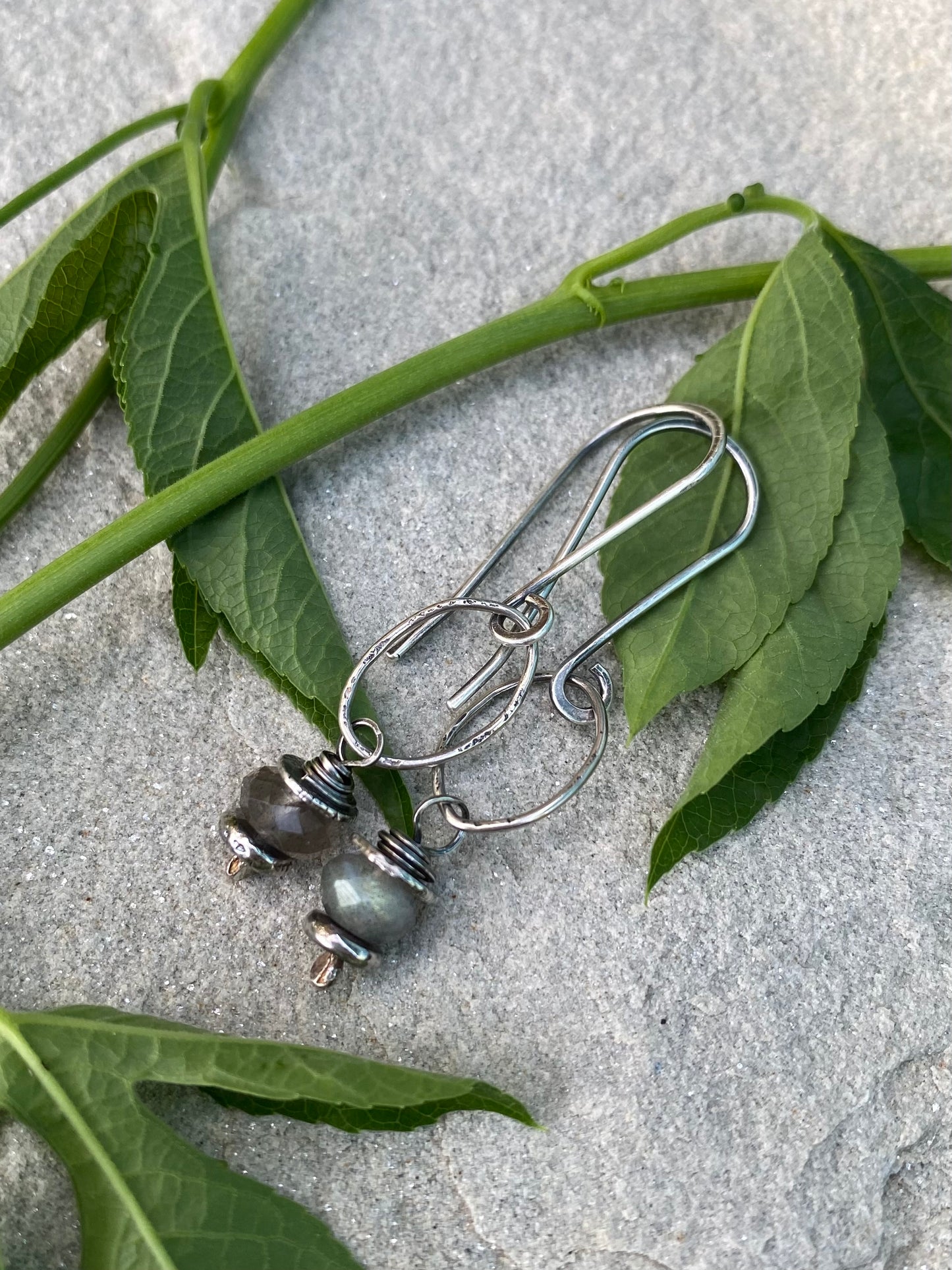 labradorite earrings