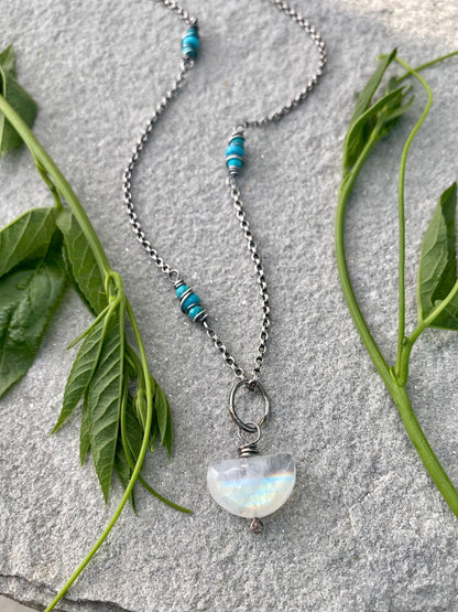 half moon pendant