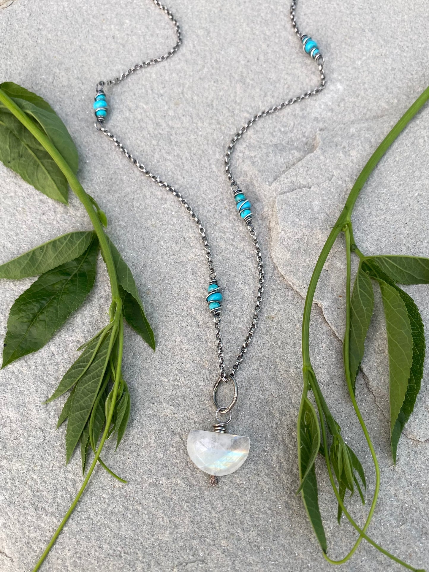 half moon pendant