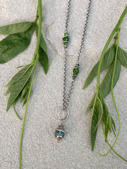 fluorite orb pendant