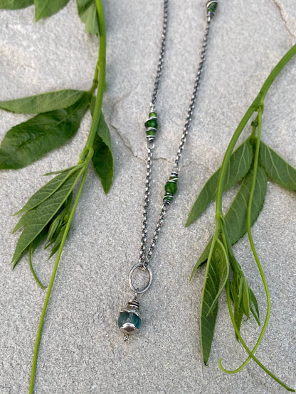 fluorite orb pendant