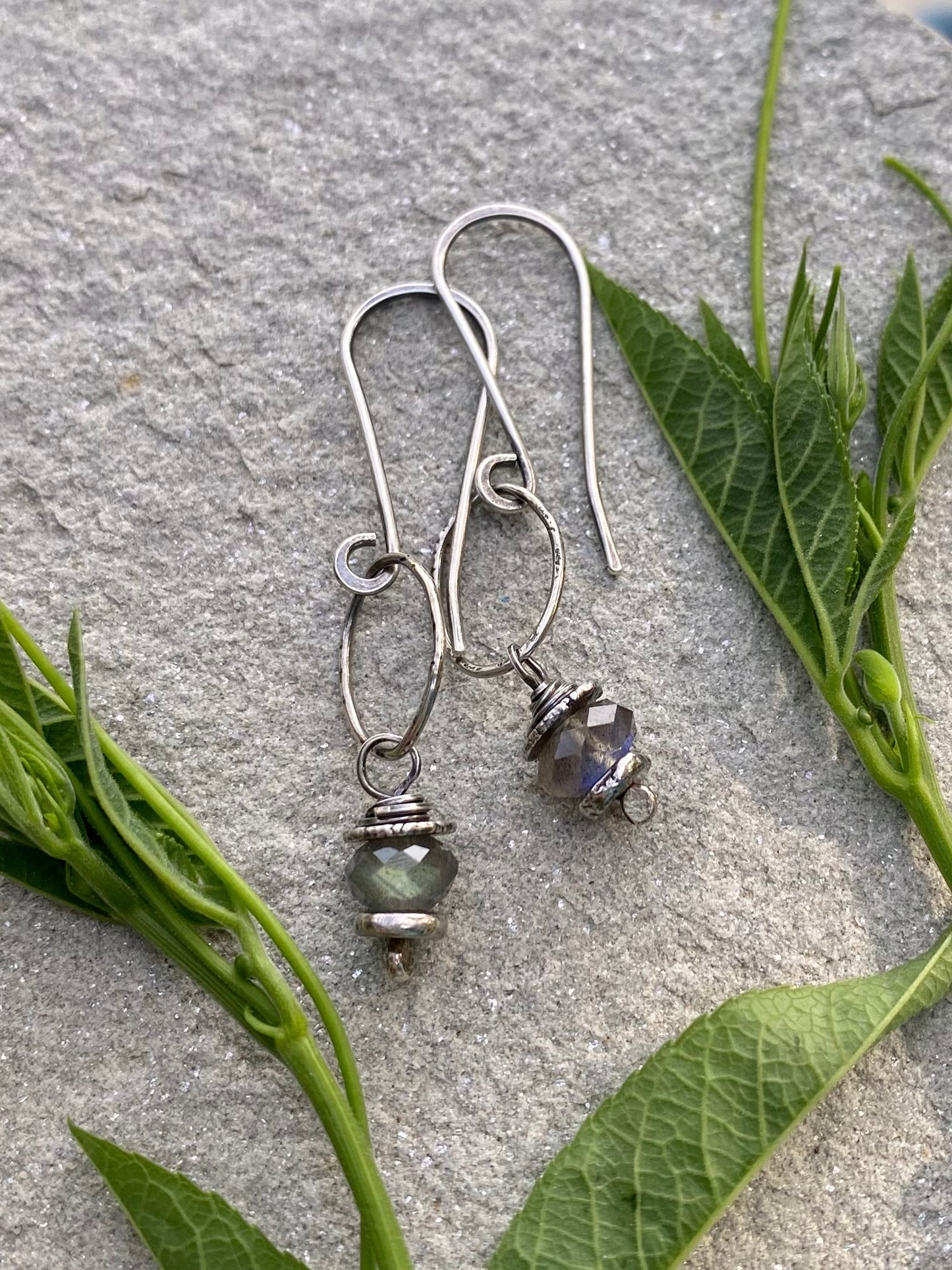 labradorite earrings