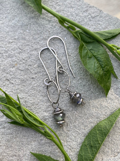 labradorite earrings
