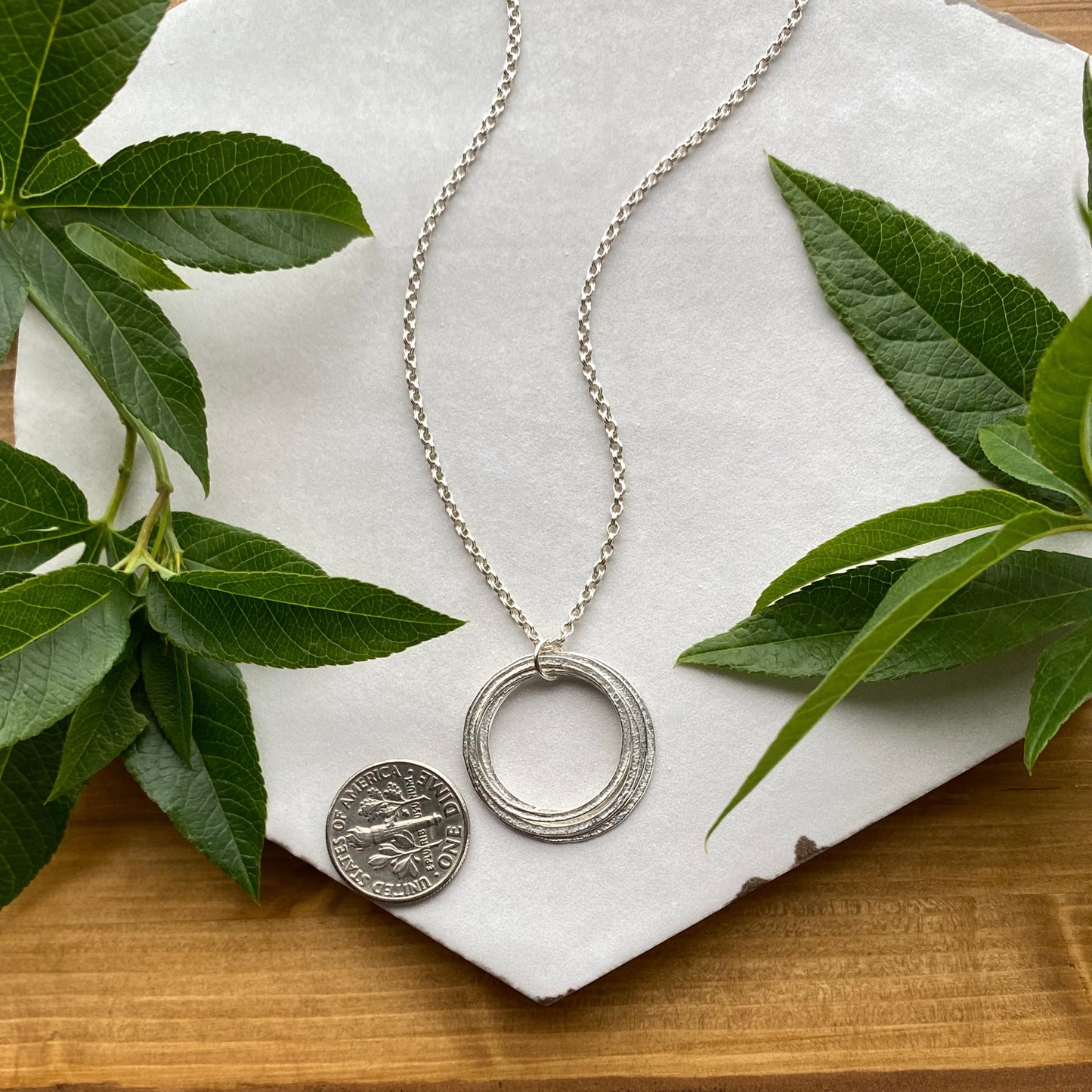 60th Birthday Necklace - Silver