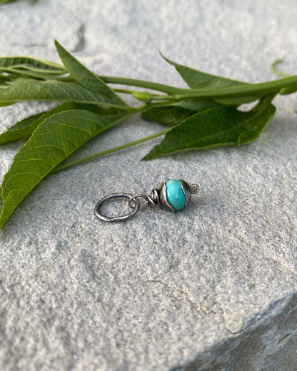 blue turquoise tiny orb