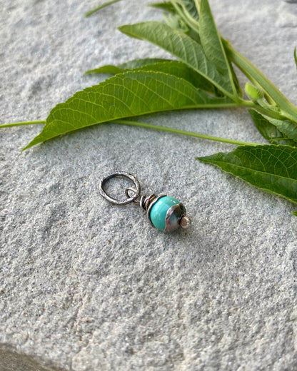 blue turquoise tiny orb