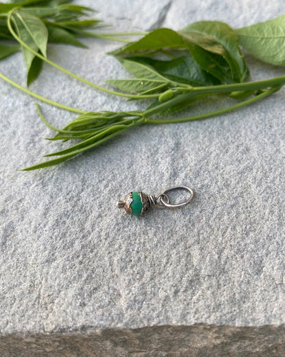 green turquoise tiny orb
