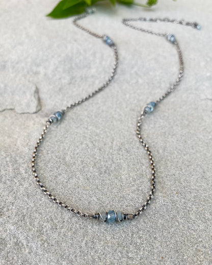 aquamarine satellite chain