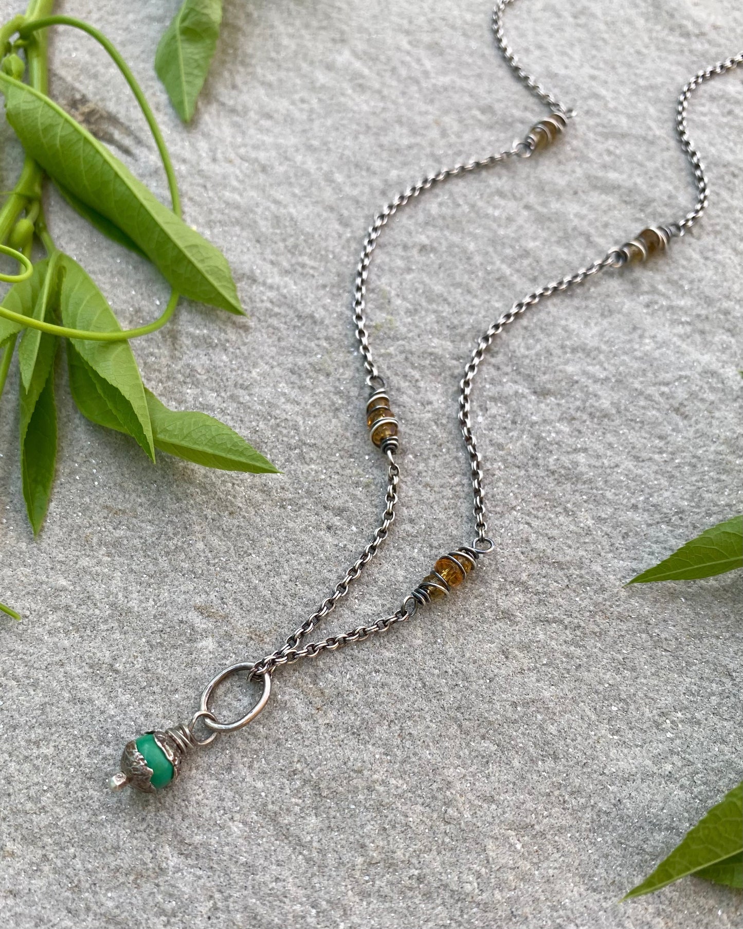 green turquoise tiny orb
