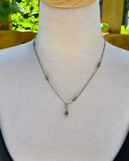 green turquoise tiny orb