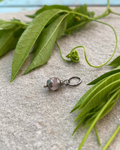 rose quartz tiny orb