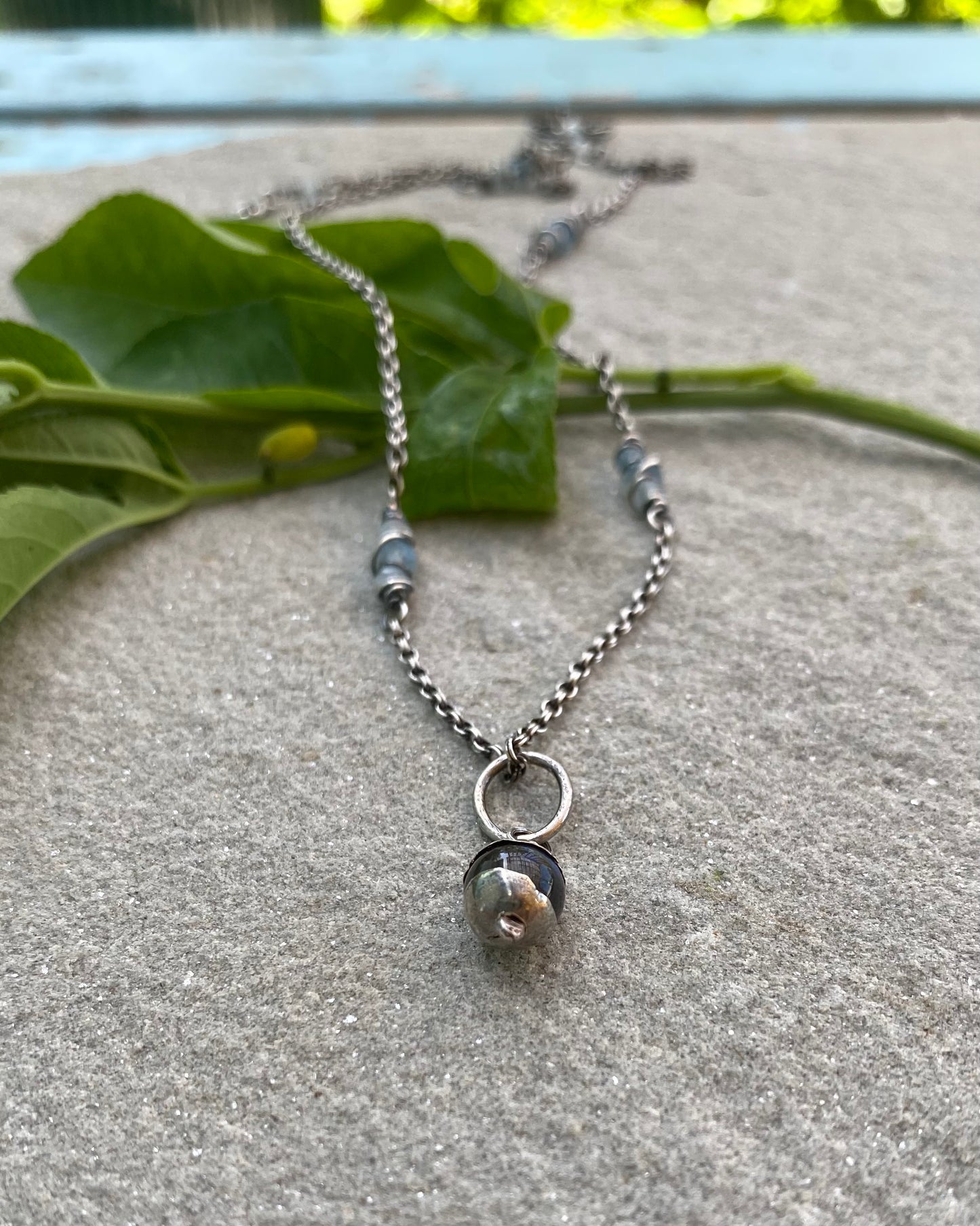 labradorite tiny orb