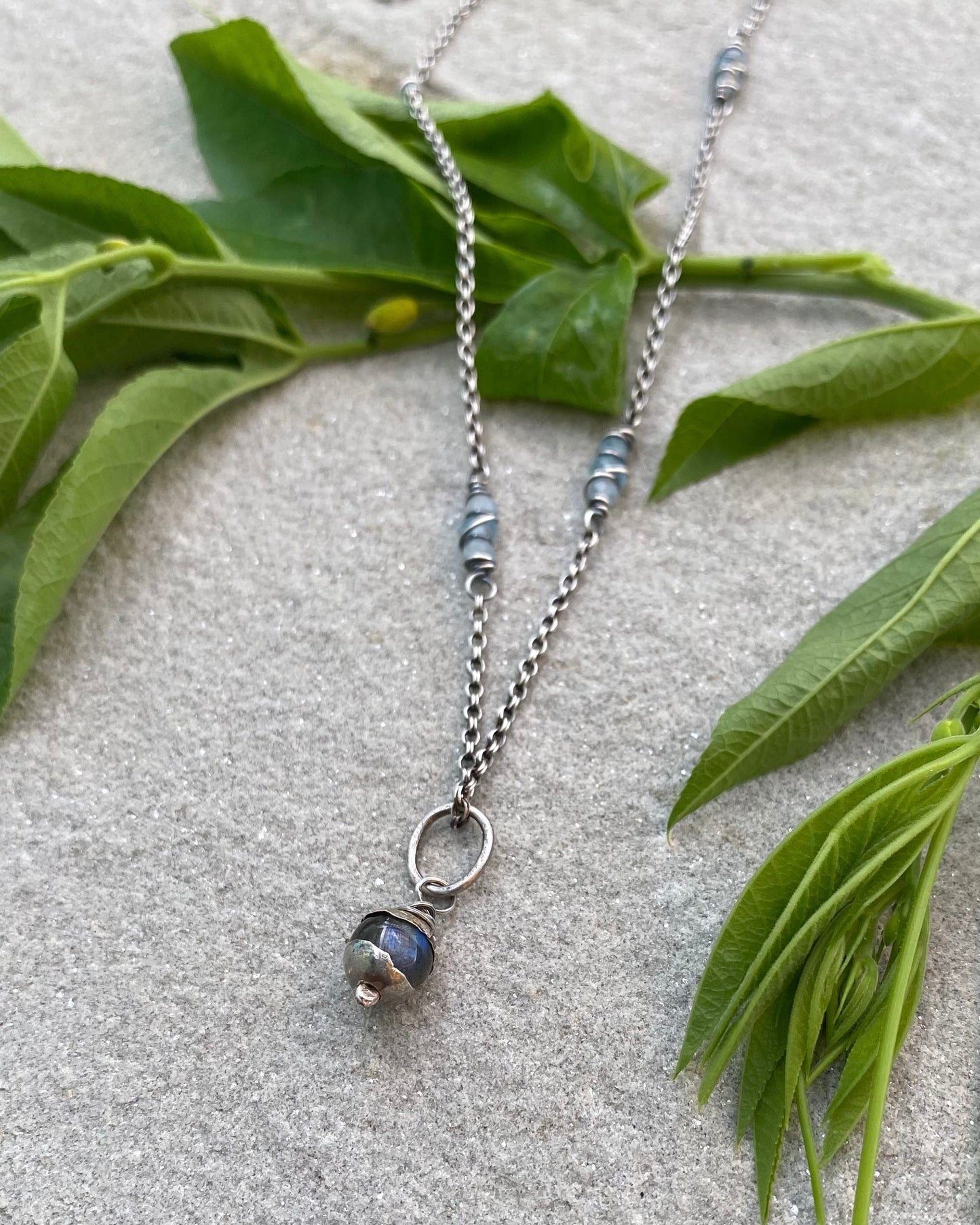 labradorite tiny orb