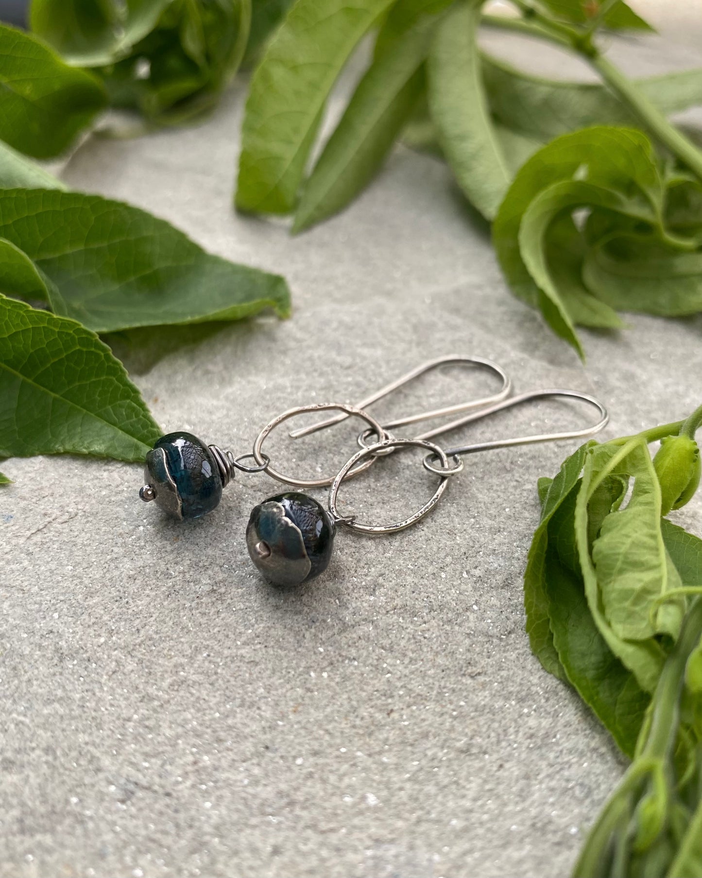 kyanite earrings