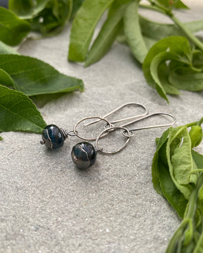 kyanite earrings