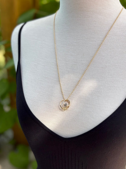 gold filled double cable chain