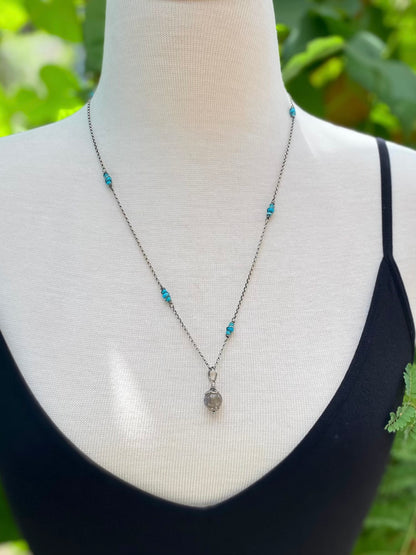 turquoise satellite chain