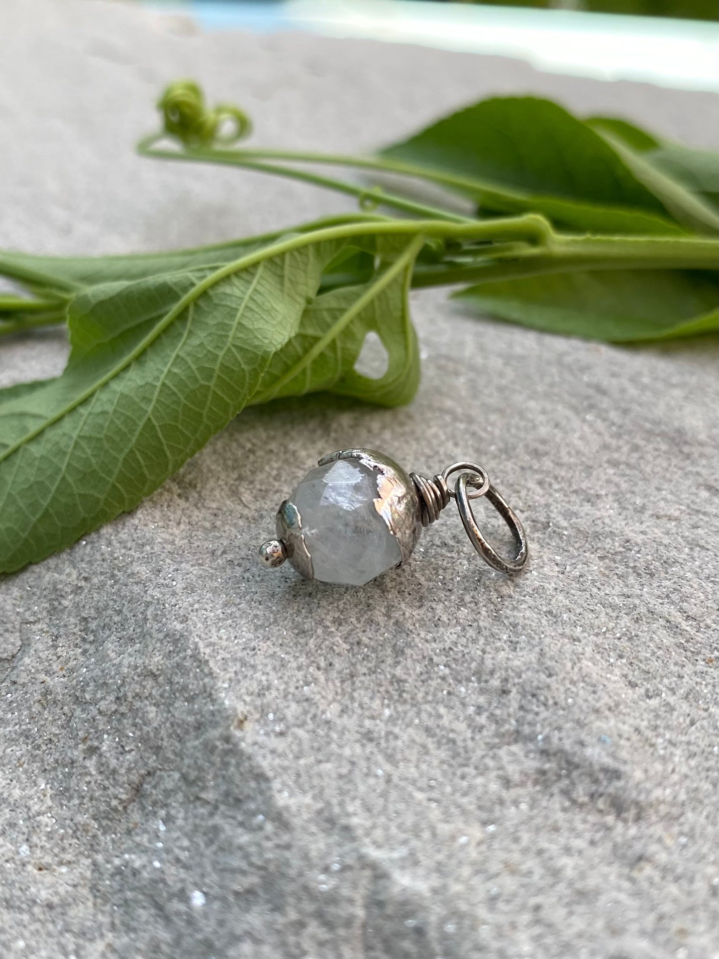 moonstone orb pendant