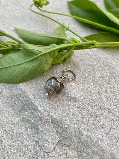 labradorite orb pendant