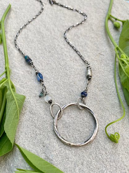 gypsy soul necklace - blue moon