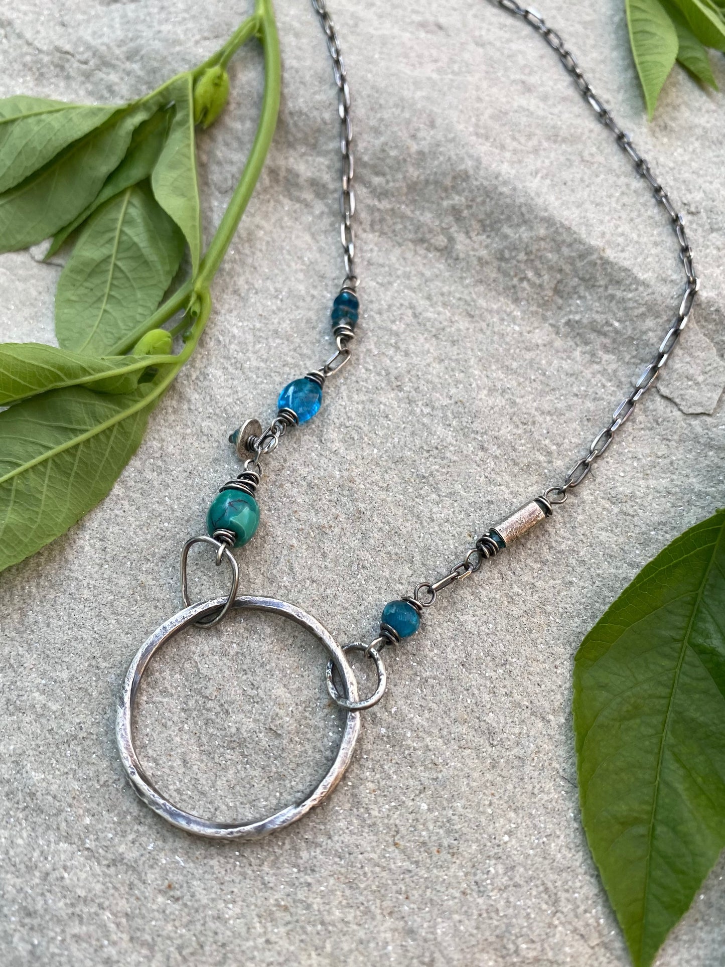 gypsy soul necklace - turquoise river