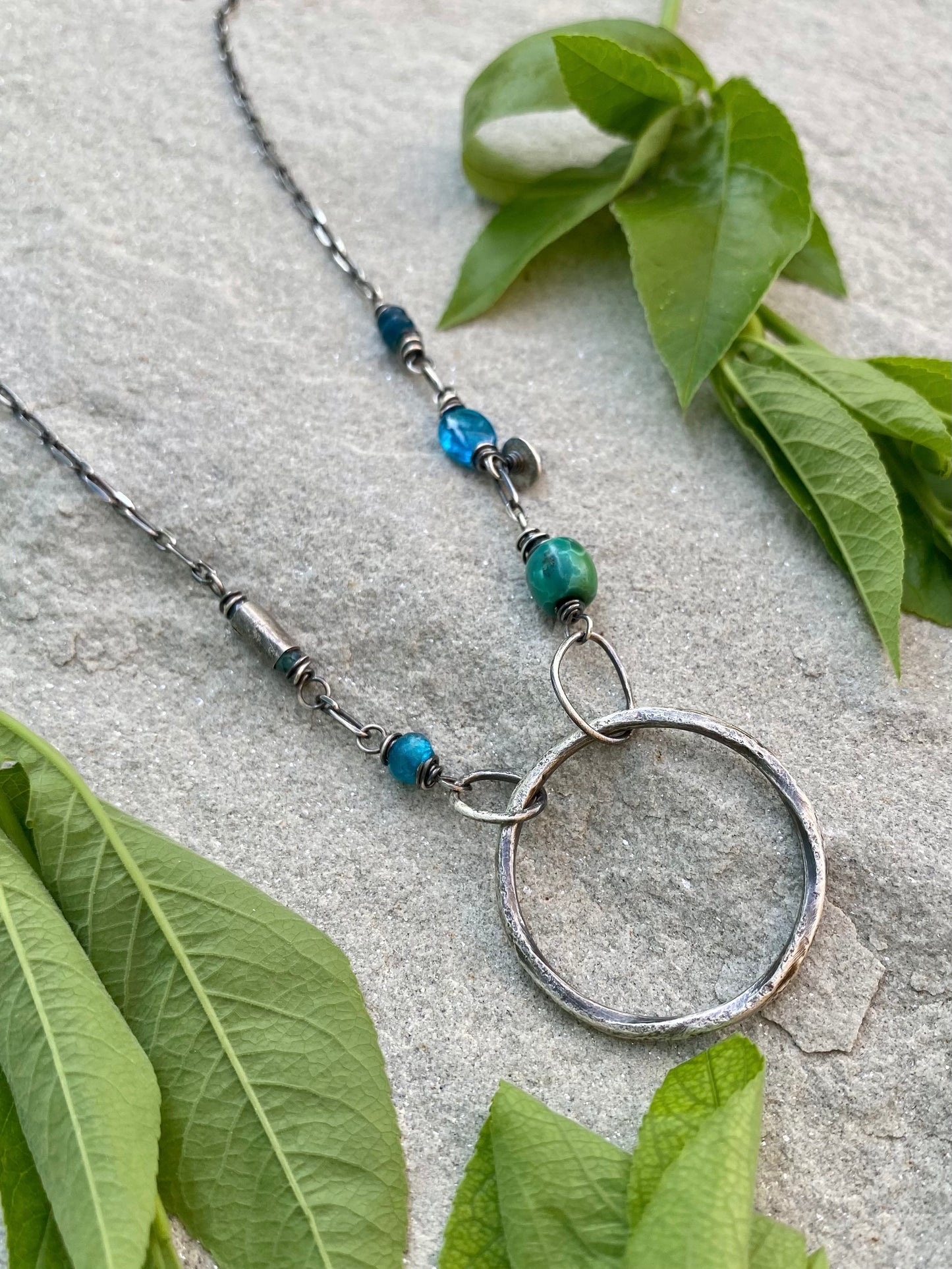 gypsy soul necklace - turquoise river