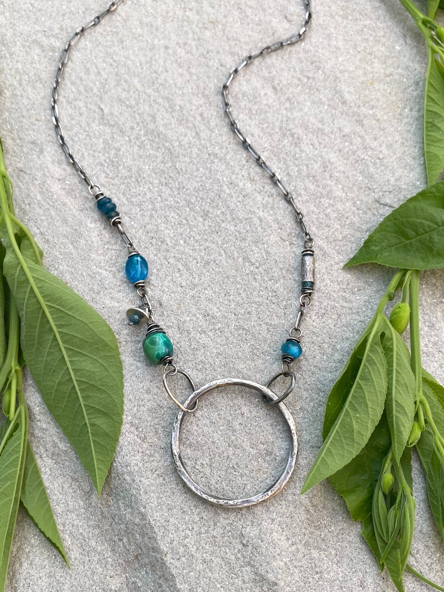 gypsy soul necklace - turquoise river