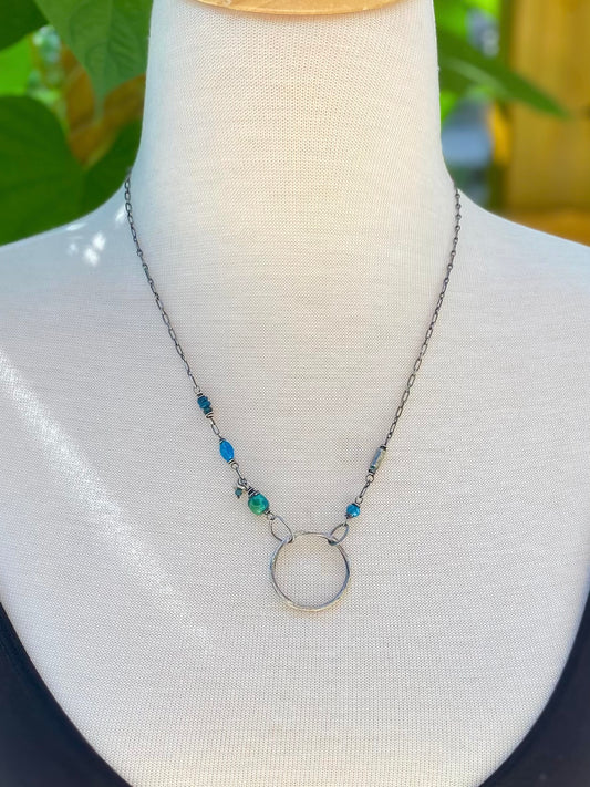 gypsy soul necklace - turquoise river