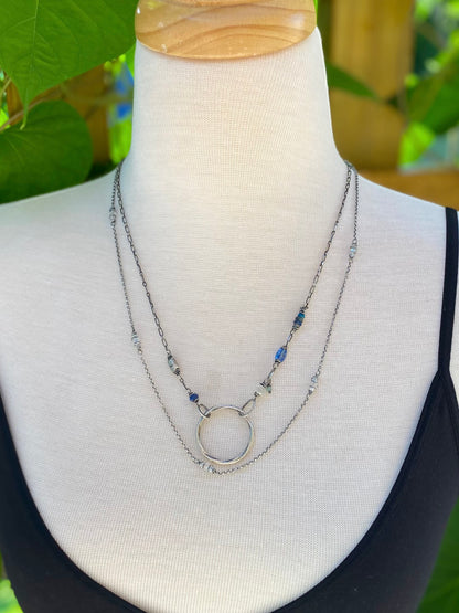gypsy soul necklace - blue moon