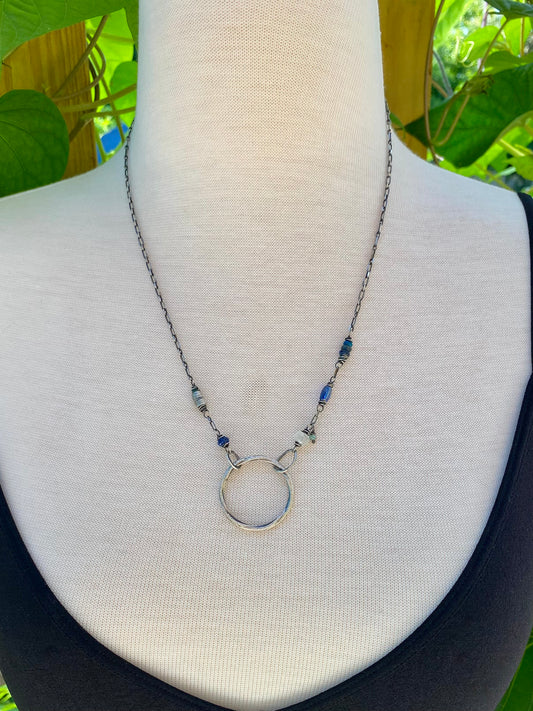 gypsy soul necklace - blue moon