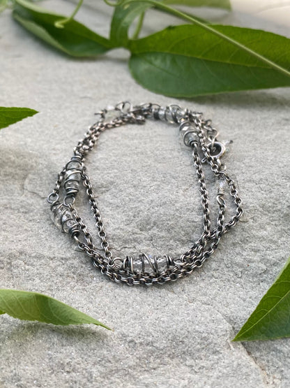 crystal quartz satellite chain