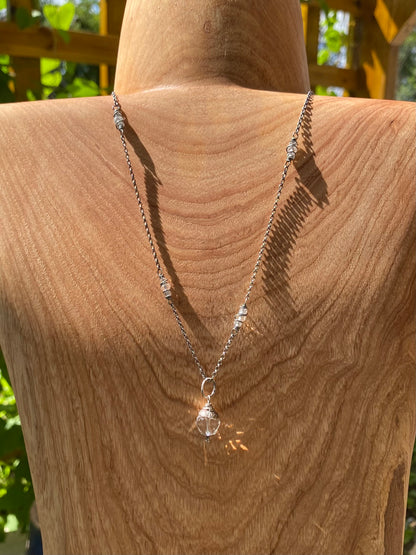 crystal quartz satellite chain