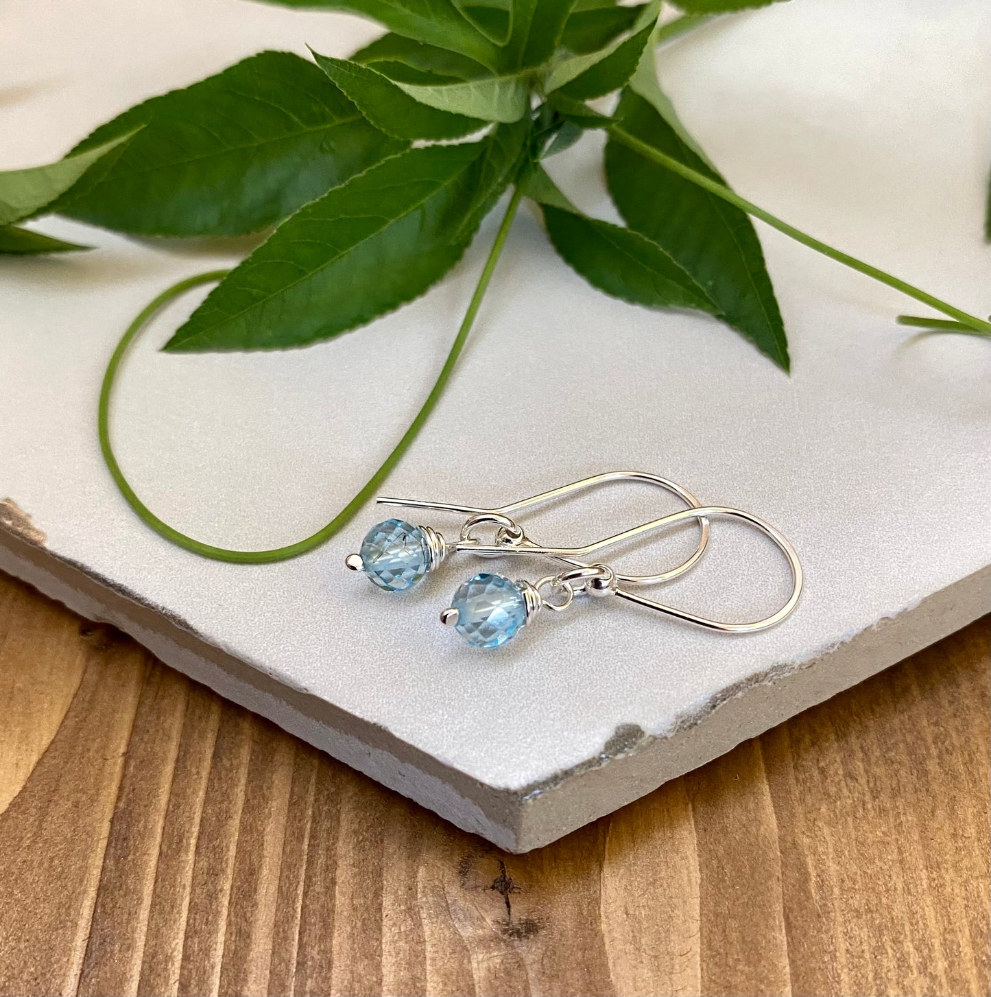 Blue Topaz Color Pop Earrings